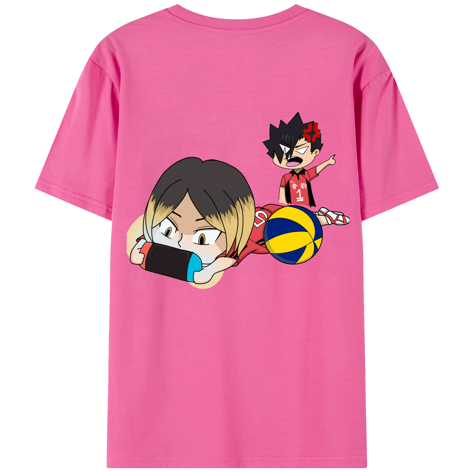 （画像用） ハイキュー!! Haikyu!! レディース半袖Tシャツ(バックプリント)